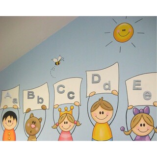 Foto 3 | Foto 3 | Letras Decorativas para Pared 3D Art MXAFY-056 2 Piezas Gris