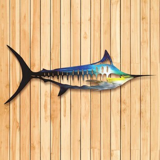 Foto 3 | Foto 3 | Decoración De Pared Mxaqe-003ventdepot 1 Pieza Azul