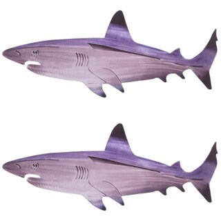 Foto 2 | Foto 2 | Decoración Pared Mxaqa-002ventdepot 2 Piezas Púrpura