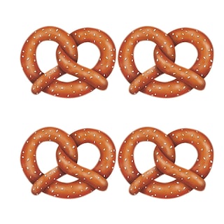 Foto 1 | Foto 1 | Suministros Para Fiestas Del Oktoberfest Cutout Pretzel Beistle (paquete De 4) - Venta Internacional.