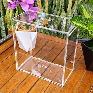 Foto 3 | Foto 3 | Caja Buzón Alcancías Dinero P/sobres Boda Con Cerradura Eo Safe Imports Esi-20488 Transparente