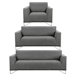 Cubre Salas 3 Piezas Impermeable Gris Todo Tipo De Salas