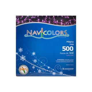 Foto 2 | Foto 4 | Serie Decorativa Luz Led con 500 Focos y 8 Funciones color Rosa