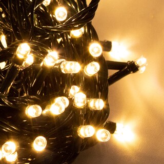 Foto 3 | Foto 3 | Serie Decorativa Paquete 12 Pz Luz Led Cálida 140 Focos 8 Funciones Cable color Verde 6.3 m