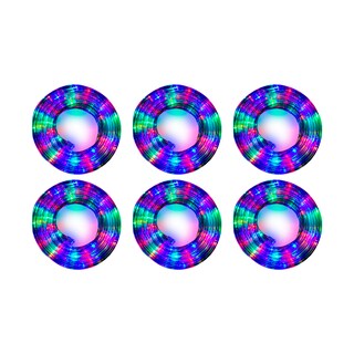 Foto 1 | Foto 1 | Manguera Decorativa Paquete 6 Pz Luz Led Multicolor Uso Exterior/Interior Cable Transparente 10 m