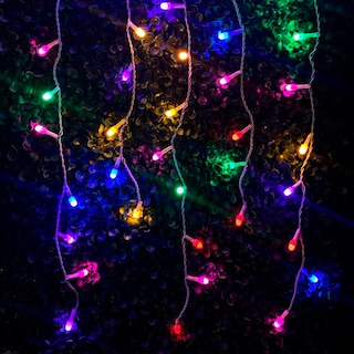 Foto 2 | Foto 2 | Cascada Decorativa Importadora La Merced Paquete 12 Piezas Luz Led Multicolor 300 Focos 8 Funciones Cable 6 m