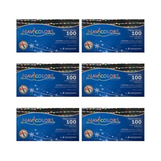 Foto 1 | Foto 1 | Serie Decorativa Importadora La Merced Paquete 6 Piezas Luz Led Multicolor 100 Focos 8 Funciones Cable Blanco 5 m