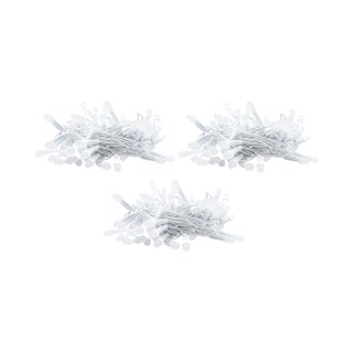 Foto 1 | Foto 1 | Serie Decorativa Importadora La Merced Paquete 3 Piezas Luz Led Blanca Fría 100 Focos 8.8 mm Cable Blanco 5 m