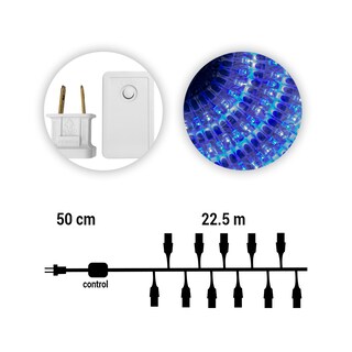 Foto 3 | Foto 3 | Serie Decorativa Importadora La Merced Luz Led Multicolor Paquete 12 Piezas 400 Focos Picos 8 Funciones Cable 22.5 m