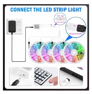 Foto 2 | Foto 2 | Tira de Luces Led Rgb 20 m Kits con Control de 44 Botones Malubero color Negro