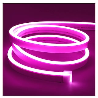 Foto 2 | Foto 2 | Tira Flexible Led Genérica 2840RGBROSA color Rosa 5 m con Eliminador de Corriente