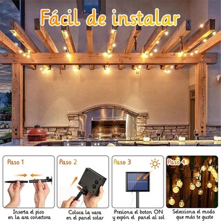 Foto 3 | Foto 3 | Serie de Luces Led Elly Decor CS01YL-SLREFA color Amarillo 7 m
