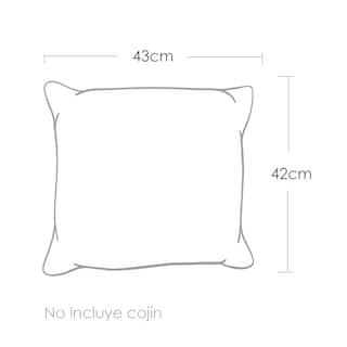 Foto 2 | Foto 2 | Paquete De 2 Fundas Para Cojín Decorativas 43x42cm