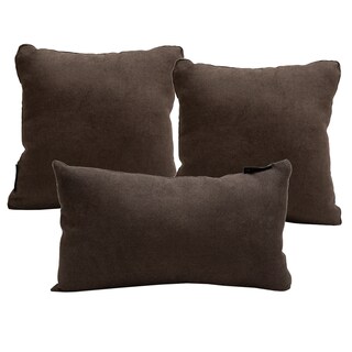 Foto 1 | Foto 1 | Set De 3 Cojines (1 Rectangular Y 2 Cuadrados Grandes) Delta Zita Enjoy Chocolate