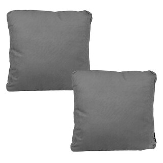 Foto 1 | Foto 1 | Cojin Decorativo Cuadrado Grande Set De 2 Zita Gris