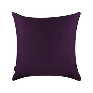 Foto 1 | Foto 1 | Cojín Decorativo Cuadrado Para Sala O Cama. Funda En Terciopelo Uva. Cierre Invisible