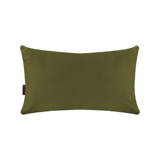 Foto 1 | Foto 1 | Cojín Decorativo Rectangular Para Sala O Cama. Funda En Terciopelo Verde Olivo. Cierre Invisible