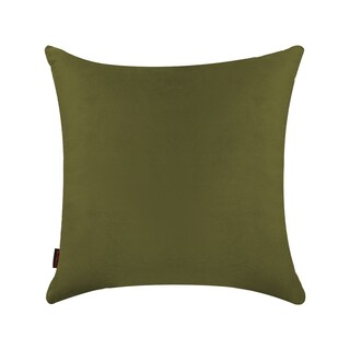 Foto 1 | Foto 1 | Cojín Decorativo Cuadrado Para Sala O Cama. Funda En Terciopelo Verde Olivo. Cierre Invisible