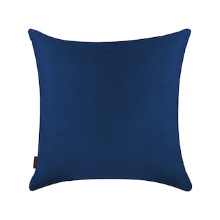 Foto 1 | Foto 1 | Cojín Decorativo Cuadrado Para Sala O Cama. Funda En Terciopelo Azul. Cierre Invisible