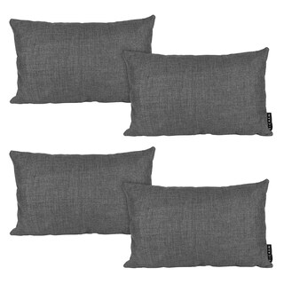 Foto 1 | Foto 1 | Set De 4 Cojines Riñoneras Decorativas Dicasa Delta Color Gris Oscuro Rectangular
