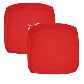 Foto 1 | Foto 1 | Funda De Cojín Para Patio Flymei, Impermeable, 50 X 50 X 5 Cm, Color Rojo, Paquete De 2 - Venta Internacional.