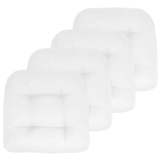 Foto 1 | Foto 1 | Paquete De 4 Cojines Para Sillas De Patio, Colección Sweet Home, Color Blanco, 19 X 19 Cm - Venta Internacional.