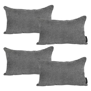Foto 1 | Foto 1 | Set De 4 Cojines Riñoneras Decorativas Dicasa Rectangularcolor Dark Grey