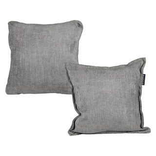 Foto 1 | Foto 1 | Set De 2 Cojínes Dicasa 1 Cuadrado + 1 Cuadrado Grande Color Gris Oscuro