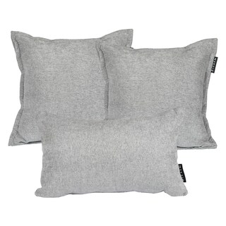 Foto 1 | Foto 1 | Set De 3 Cojínes Dicasa 2 Cuadrados + 1 Rectangular Tapizgris Duk