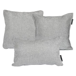 Foto 1 | Foto 1 | Set De 3 Cojínes Dicasa 1 Cuadrado + 1 Cuad Gde. Y 1 Rect. Tapizgris Duk