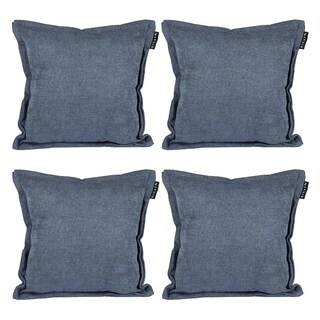 Foto 1 | Foto 1 | Set De 4 Cojines Dicasa Kappa Color Steel Blue Cuadrado