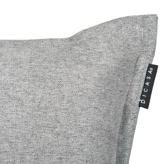 Foto 4 | Foto 4 | Set De 2 Cojines Dicasa Kappa Zita Color Gris Duk (1 Cuadrado + 1 Cuadrado Grande)