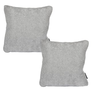 Foto 1 | Foto 1 | Set De 2 Cojines Dicasa Zita Color Gris Duk Cuadrado Grande