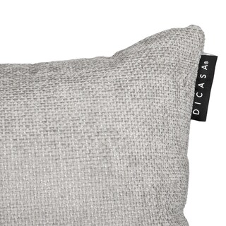 Foto 3 | Foto 3 | Cojín Riñonera Decorativa Dicasa Delta Gris Nickel Rectangular