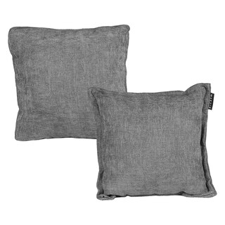 Foto 1 | Foto 1 | Set De 2 Cojines Decorativos Dicasa Kappa Zita Gris Shadow 1 Cuadrado + 1 Cuadrado Grande