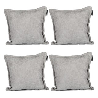 Foto 1 | Foto 1 | Set De 4 Cojines Decorativos Dicasa Kappa Gris Nickel Cuadrado