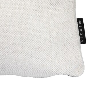 Foto 7 | Foto 7 | Set De 2 Cojines Dicasa Kappa Zita Color Blanco(1 Cuadrado + 1 Cuadrado Grande)