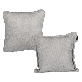 Foto 1 | Foto 1 | Set De 2 Cojines Decorativos Dicasa Kappa Zita Gris Nickel 1 Cuadrado + 1 Cuadrado Grande