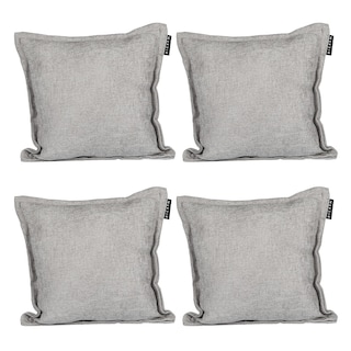 Foto 1 | Foto 1 | Set De 4 Cojines Decorativos Dicasa Kappa Gris Nickel Cuadrado