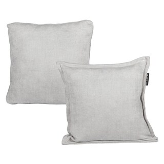 Foto 1 | Foto 1 | Set De 2 Cojines Dicasa Kappa Zita Color Gris Ash(1 Cuadrado + 1 Cuadrado Grande)