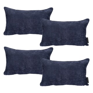 Foto 1 | Foto 1 | Set De 4 Cojines Riñoneras Dicasa Delta Color Azul Soho Rectangular