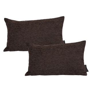 Foto 1 | Foto 1 | Set De 2 Cojines Riñoneras Dicasa Delta Color Chocolate Rectangular