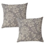 Cojines Decorativos Elefantito Hogar Color Lila Silver 45 X 45 Tela Jacquard