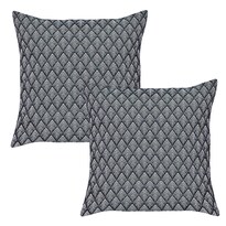 Cojines Decorativos Elefantito Hogar Grafito Color Gris 45 X 45 Tela Jacquard