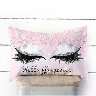 Foto 2 | Foto 2 | Funda De Cojín Huoguo Eyelash Out Soft Velvet 30 X 50 Cm  Color Rosa - Venta Internacional.