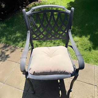 Foto 4 | Foto 4 | Juego De 4 Cojines Para Silla Elefantito Hogar Color Gris Con Cintas Para Sujetarse Cómodos Y Fáciles De Utilizar