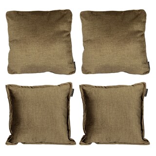 Foto 1 | Foto 1 | Set De 4 Cojines Decorativos Dicasa Kappa Zita Verde 2 Cuadrados + 2 Cuadrados Grandes