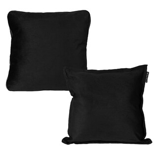 Foto 1 | Foto 1 | Set De 2 Cojines Decorativos Dicasa Kappa Zita Negro 1 Cuadrado + 1 Cuadrado Grande