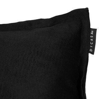 Foto 4 | Foto 4 | Set De 2 Cojines Decorativos Dicasa Kappa Zita Negro 1 Cuadrado + 1 Cuadrado Grande