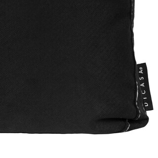 Foto 5 | Foto 5 | Set De 2 Cojines Decorativos Dicasa Kappa Zita Negro 1 Cuadrado + 1 Cuadrado Grande